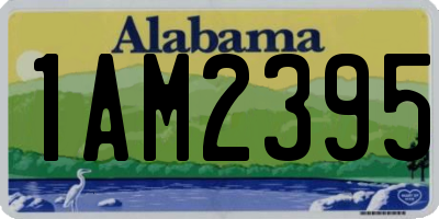 AL license plate 1AM2395