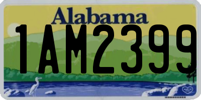 AL license plate 1AM2399