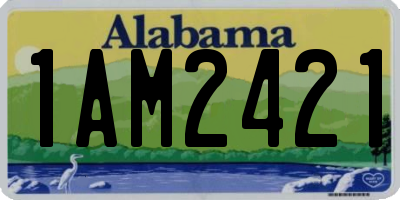 AL license plate 1AM2421