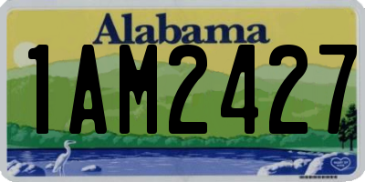 AL license plate 1AM2427