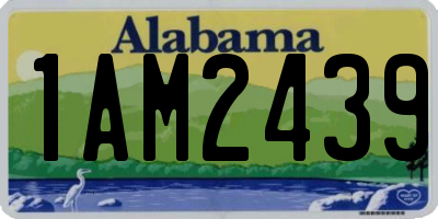 AL license plate 1AM2439