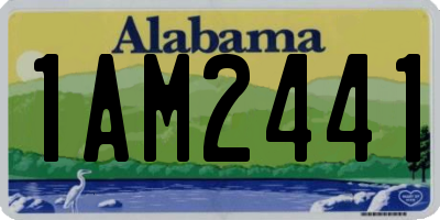 AL license plate 1AM2441