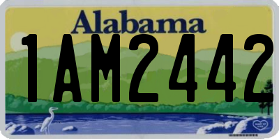 AL license plate 1AM2442