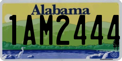 AL license plate 1AM2444