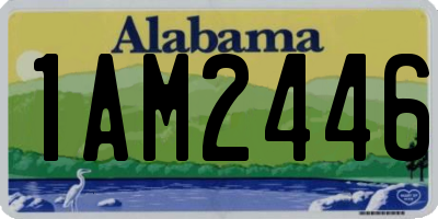AL license plate 1AM2446
