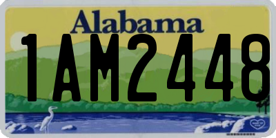 AL license plate 1AM2448