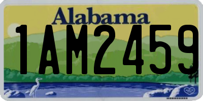 AL license plate 1AM2459