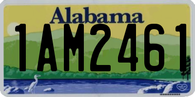 AL license plate 1AM2461