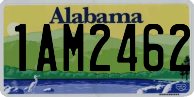 AL license plate 1AM2462