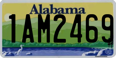 AL license plate 1AM2469