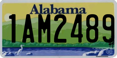 AL license plate 1AM2489