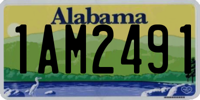 AL license plate 1AM2491