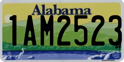 AL license plate 1AM2523