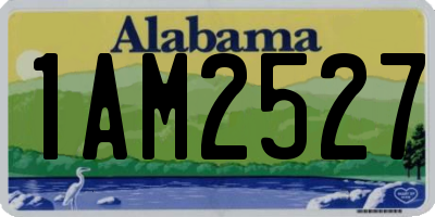 AL license plate 1AM2527