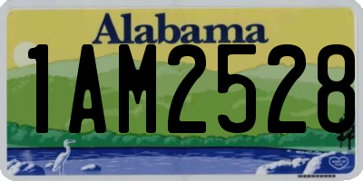 AL license plate 1AM2528