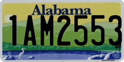 AL license plate 1AM2553