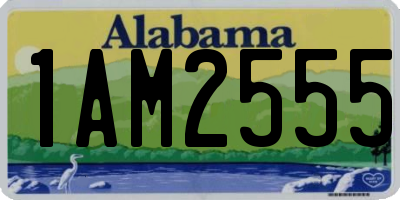 AL license plate 1AM2555