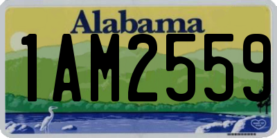 AL license plate 1AM2559