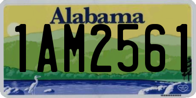 AL license plate 1AM2561