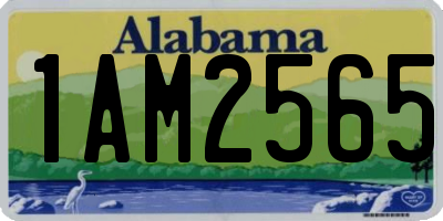 AL license plate 1AM2565