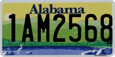 AL license plate 1AM2568