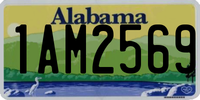 AL license plate 1AM2569