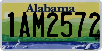 AL license plate 1AM2572