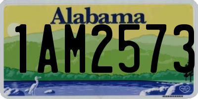 AL license plate 1AM2573