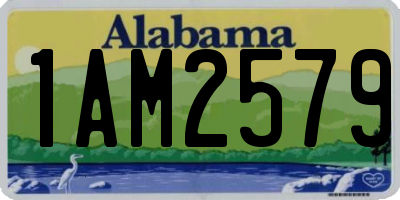 AL license plate 1AM2579