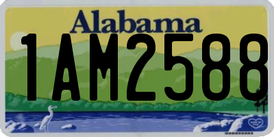 AL license plate 1AM2588