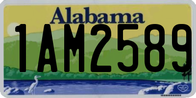 AL license plate 1AM2589