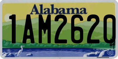 AL license plate 1AM2620