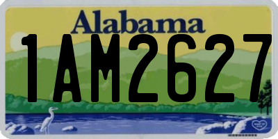 AL license plate 1AM2627