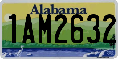 AL license plate 1AM2632