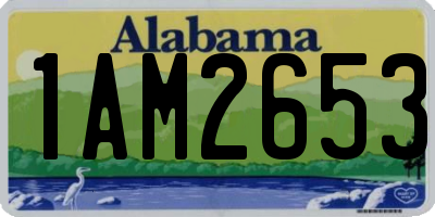 AL license plate 1AM2653