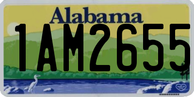 AL license plate 1AM2655