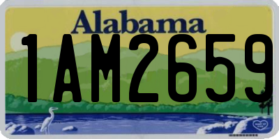 AL license plate 1AM2659