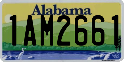 AL license plate 1AM2661