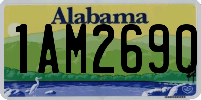AL license plate 1AM2690