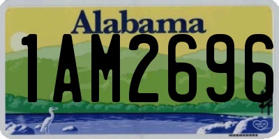 AL license plate 1AM2696