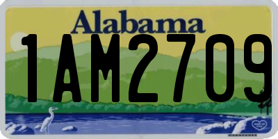 AL license plate 1AM2709