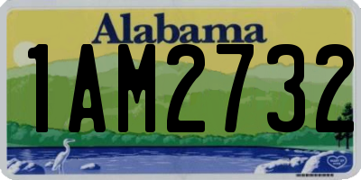 AL license plate 1AM2732