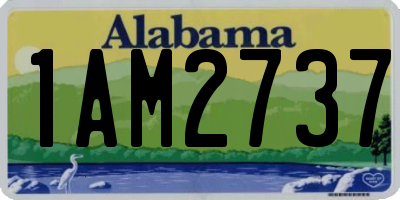 AL license plate 1AM2737