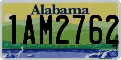 AL license plate 1AM2762