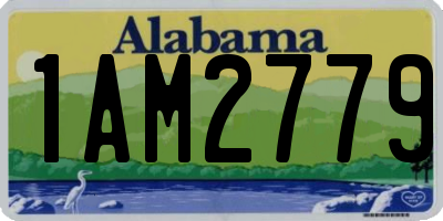 AL license plate 1AM2779