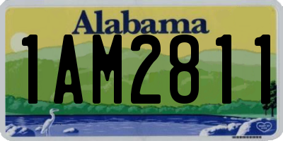 AL license plate 1AM2811