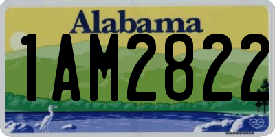 AL license plate 1AM2822