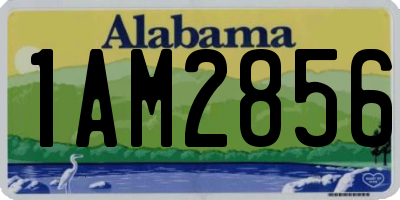 AL license plate 1AM2856