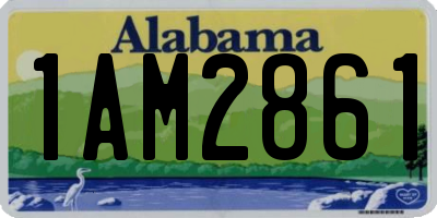 AL license plate 1AM2861
