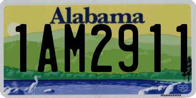 AL license plate 1AM2911
